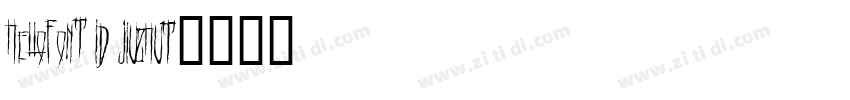 HelloFont ID JiuZhuT字体转换
